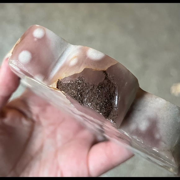 ✨ HP ✨ Pink Amethyst ✨ Paw 🐾 Carving; LOTS of Druzy ✨ - Picture 6 of 11